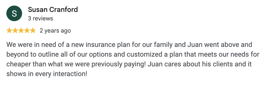 review from Susan C.