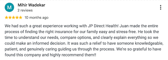 review from Mihir W.
